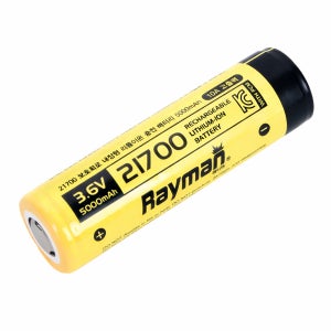 레이맨 21700 리튬이온 충전식 배터리 보호회로 내장 충전지 3.7V 5000mAh