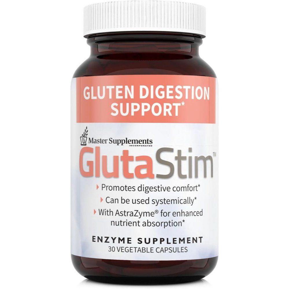 마스터 보충제 글루타스팀 가스 및 <b>복부 팽만감</b> 완화 비건 프리 30회 제공