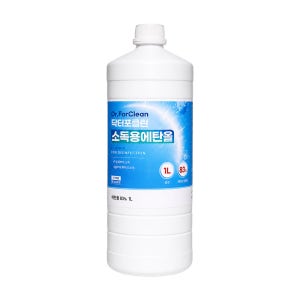닥터포클린 소독용 에탄올 1L 1개 83% 의약외품 살균 소독제 대용량