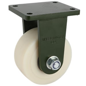 고하중 캐스터 15cm(6인치) 2200kg 나일론바퀴 고정형 운반차 장비 반도체 생산설비
