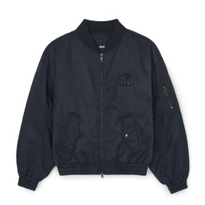 [MLB] 여성 나일론 크롭 봄버자켓 NY (Black) 3FJPB0361