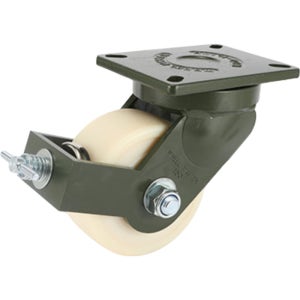고하중캐스터 15cm(6인치) 2200kg 나일론바퀴 회전브레이크 운반장비 반도체 생산설비