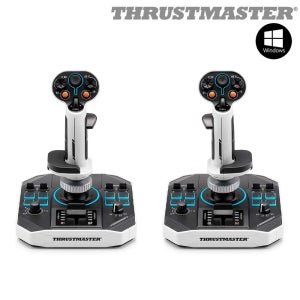 트러스트마스터 SOL_R2 HOTAS SPACE SIM DUO 비행 조이스틱 듀오 PC