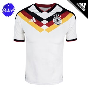 아디다스 독일 홈 져지 유소년 반팔 JZ4560 화이트_팜