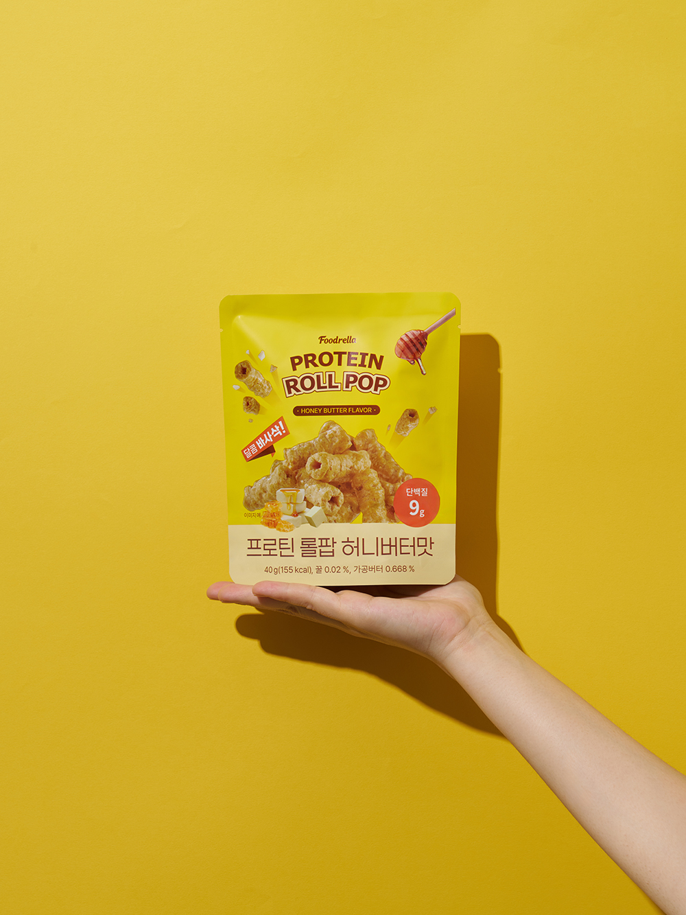 푸드렐라 프로틴 롤팝 허니버터맛 성분 분석