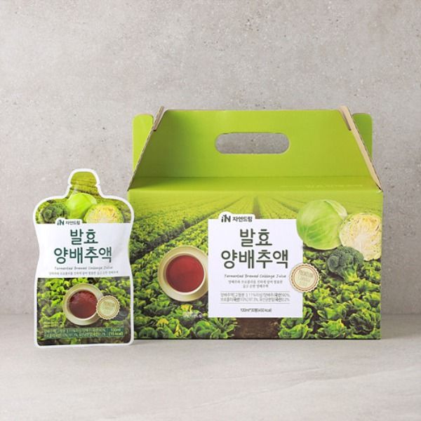 <b>자연드림</b> 발효양배추액 100ml 30봉
