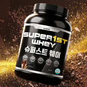 슈퍼스트 웨이 6가지 프리미엄 복합 프로틴 단백질 헬스 근육보충제 초코 곡물맛 2KG