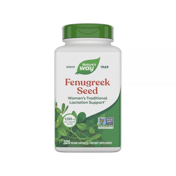 <b>Nature’s Way</b> 호로파 씨앗, <b>모유</b> 수유 지원을 위한 전통 보충제, 1,130mg, 비건 캡슐 320개141571