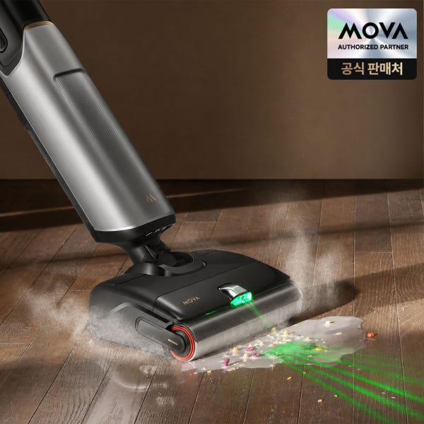 모바 X4 Pro 무선 진공 물걸레 청소기 스마트오염감지 온수분사