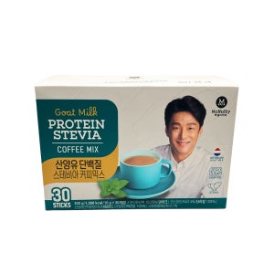 맥널티 산양유단백질 스테비아 커피믹스 30T 단백질, 30개입, 12개