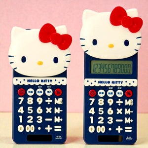 산리오 슬라이드 계산기 언제까지나 산리오 헬로키티