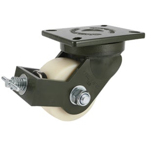 고하중캐스터 12.5cm(5인치) 1500kg 나일론바퀴 회전브레이크 운반장비 반도체 설비