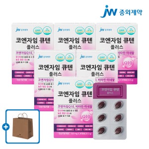 JW중외제약 코엔자임 큐텐 플러스 550mg 30캡슐, 6개