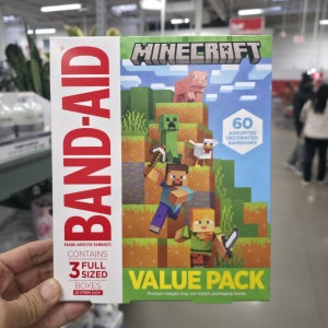 밴드에이드 BandAid 마인크레프트 60개입
