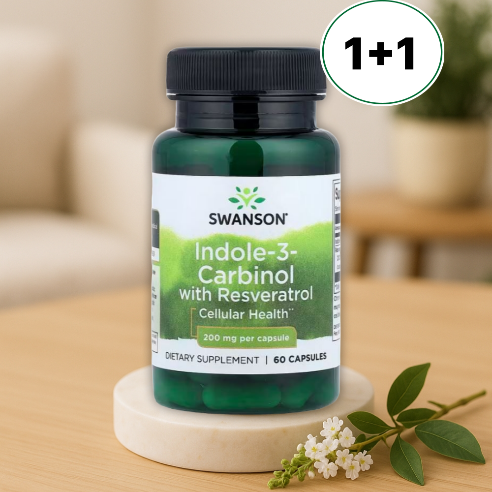 스완슨 <b>인돌</b> 3<b>카르비놀</b> 레스베라트롤 60캡슐, 2개