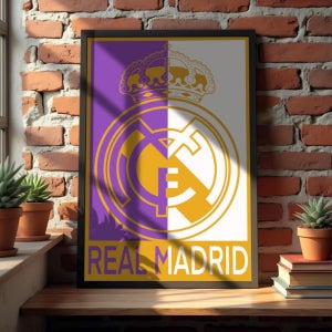레알마드리드 로고 축구 포스터 액자 거실 인테리어 남자친구선물 아들선물