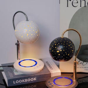 다빛이 캔들워머 단품 터치타이머 캔들워머 LED무드등 높이조절 할로겐전구2개 자체제작상품