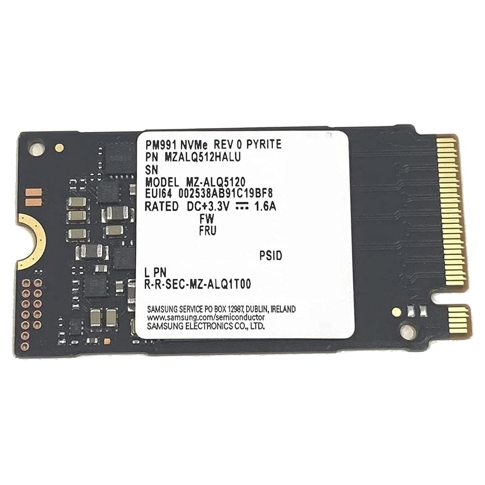 삼성호환 512GB M.2 2242 42mm PM991 NVMe PCIe Gen 4 X