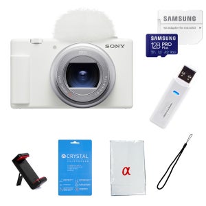 소니 ZV-1M2 128G sd메모히 리더기 손목끈 크리너 액정필름 페키지