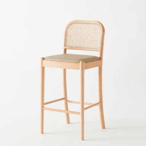 우드바텐 홈바 카페의자 바체어 라탄 인테리어