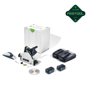 페스툴 충전 원형 톱 플런지쏘 세트 TSC 55 5,0 KEBI-Plus/XL 577344