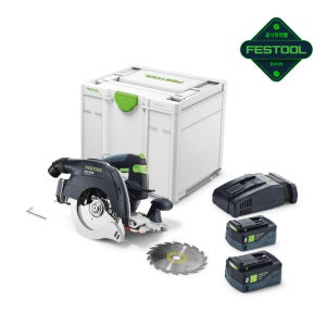 페스툴 충전 원형톱 트랙쏘 세트 HKC55 5.0 EBI-Plus-SCA 577442