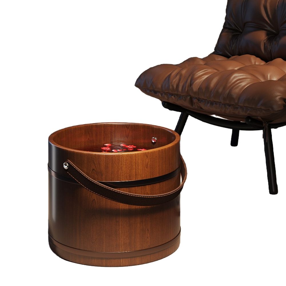 습식마사지 나무족욕통 마사지샵 소나무 히노끼 화장실 원목 A. 25cm 높이 휴대용 족욕기