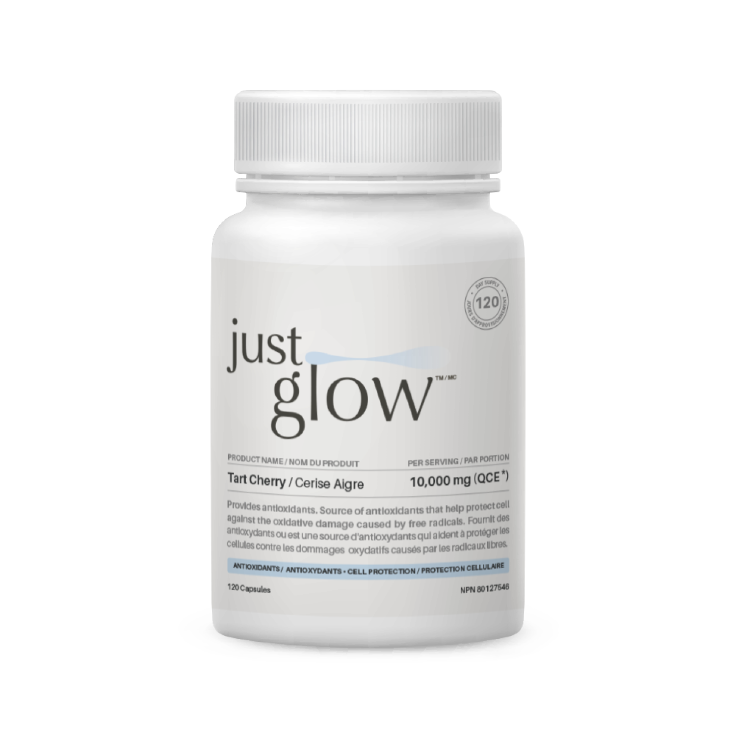 저스트글로우 <b>타트체리 추출물</b> 10,000<b>mg</b> 120캡슐