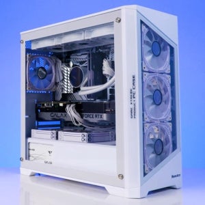 컴퓨터 케이스 빅타워 게이밍 투명 화이트 토네이도 튜닝 GX760S
