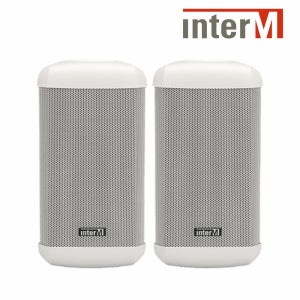 인터엠 실내용 칼럼 스피커 CU-41F 10W 아이보리 사무실 상가 방송 스피커