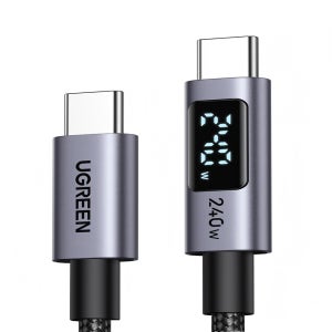 유그린 디스플레이 240W PD 3.1 C to C타입 고속충전케이블 3m, 1개