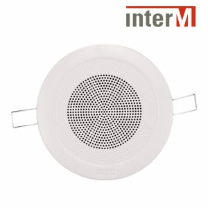 인터엠 매입 원형 실링 스피커 CS-301FC 100mm(4인치) 사무실 비상 방송 스피커
