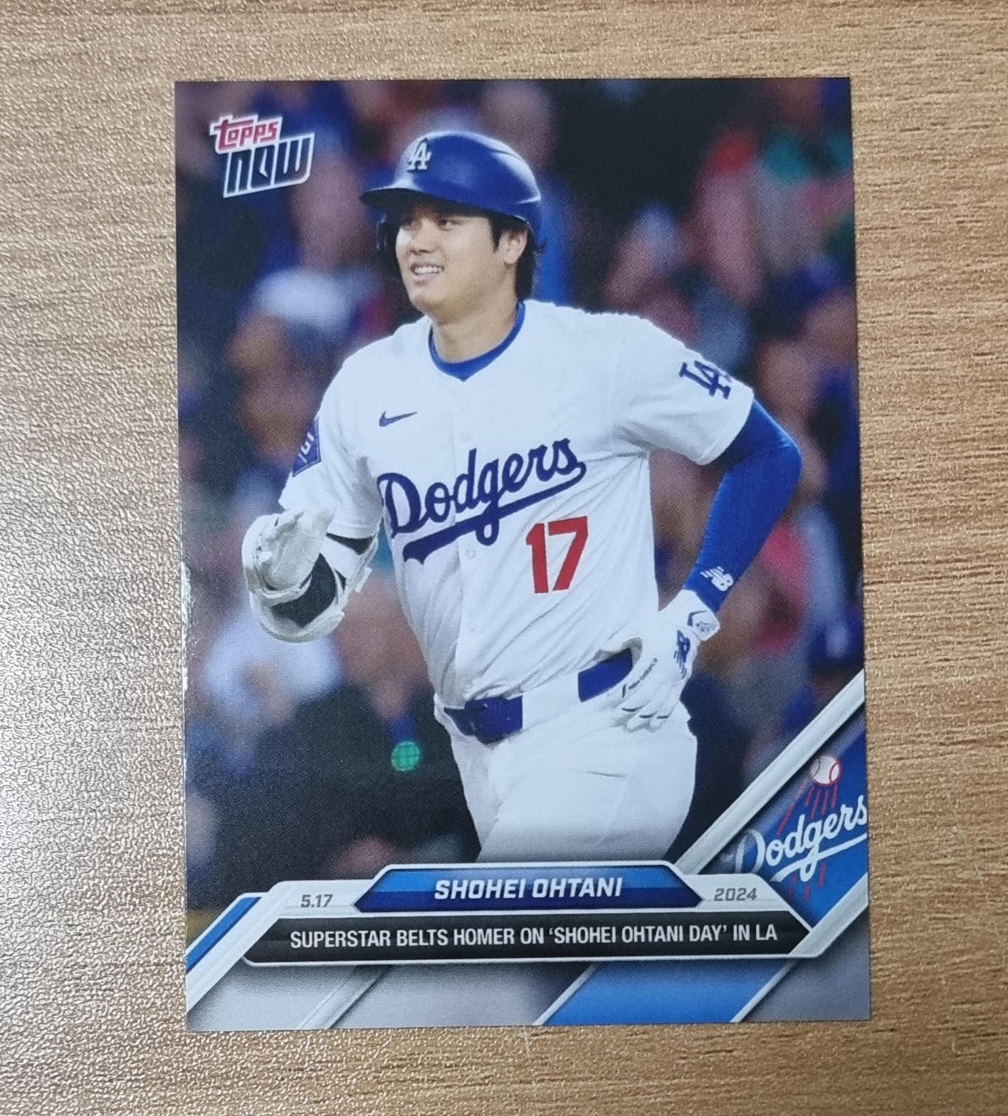 오타니 쇼헤이 2024 Topps Now Shohei Ohtani Superstar Belts Homer On Shohei Ohtani Day No-202 MLB카드