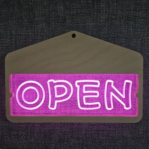 무선 오픈 LED 간판