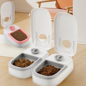 정확한 시간 반려동물 타이머 자동급식기 신선도 유지 사료배식기