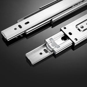 부드러운 슬라이딩 3단 가구 서랍레일 옷장 서랍장 싱크대 부속품 450mm