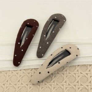 옆머리핀 똑딱이핀 로시끌레르 모던 도트 똑딱이 헤어핀 4P 세트