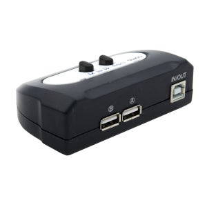 USB선택기 2포트 2대1 셀렉터 프린터 복합기 네트워크 스위치 입력 출력 UM21AB