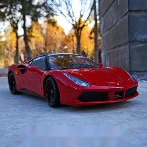 다이캐스트 페라리488 피규어 모형 프라모델 1:18 Deluxe Edition Red