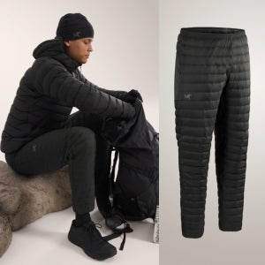 아크테릭스 세륨 남성 팬츠 25FW 겨울 구스다운 경량 패딩 등산바지 백패킹 아웃도어 우모