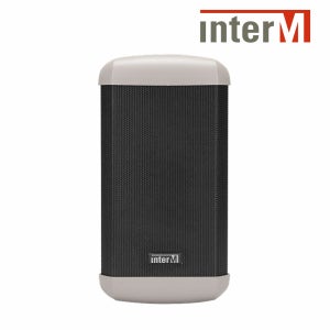 인터엠 실외 방수 컬럼 스피커 CU-41FO 10W 운동장 공연장 BGM 비상 안내방송