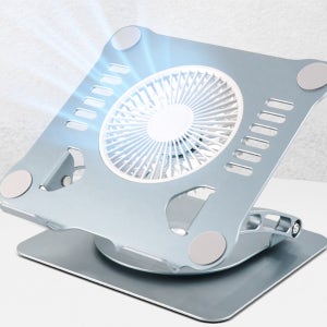 열빼주는 게이밍노트북 쿨러거치대 발열해소 냉각팬 LED 회전스탠드