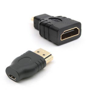 마이크로 HDMI 젠더 MF·FM 변환 어댑터 2종 세트