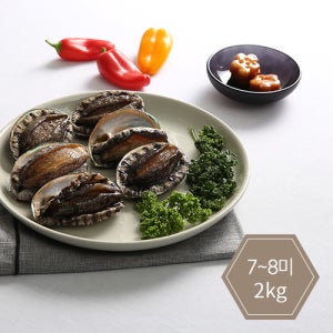 [바다농장] 완도전복 특대 7-8미 2kg