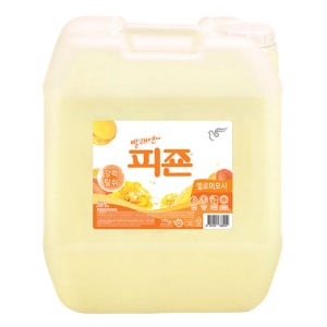 [배송비제로] 피죤 말통 강력탈취 섬유유연제 대용량 업소용 옐로미모사, 20L, 1개