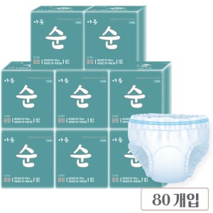 국내제조 요실금 요양원 아름순 성인용기저귀 중형, 10개입, 8팩