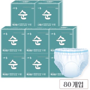 국내제조 요실금 요양원 아름순 성인용기저귀 특대형, 10개입, 8팩
