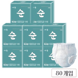 국내제조 요실금 요양원 아름 순 성인용기저귀 특대형, 10개입, 8팩