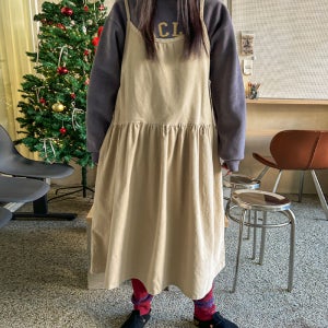 골덴 워싱 나시 원피스