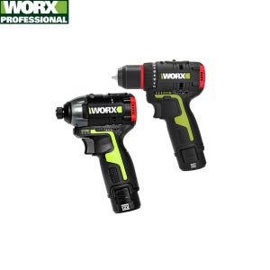 웍스 12V 충전 드릴 임팩드라이버 콤보키트 WU919X 2.0Ah 배터리 2개 세트